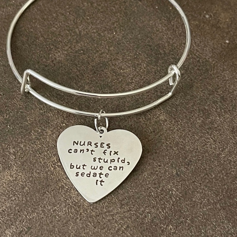 Nurse charm bracelet
